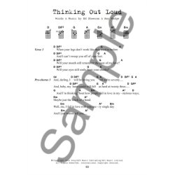 Ed Sheeran Ukulele Chord Songbook