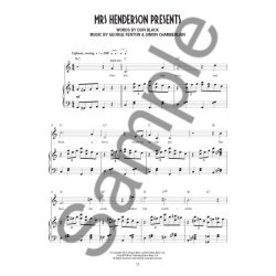 Mrs Henderson Presents (Vocal/Piano Selections)