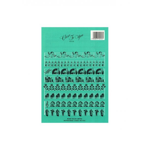 Burt Bacharach: Close To You (SATB)