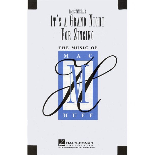 It's A Grand Night For Singing