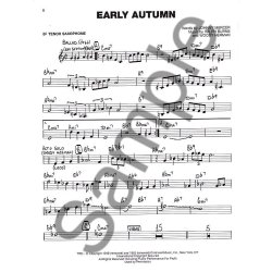 Stan Getz: Artist Transcriptions For Tenor Saxophone