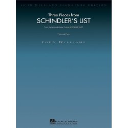 John Williams: Three Pieces From Schindler's List (Violin/Piano)