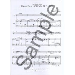 John Williams: Three Pieces From Schindler's List (Violin/Piano)