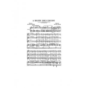 Brown Bird Singing Ssa