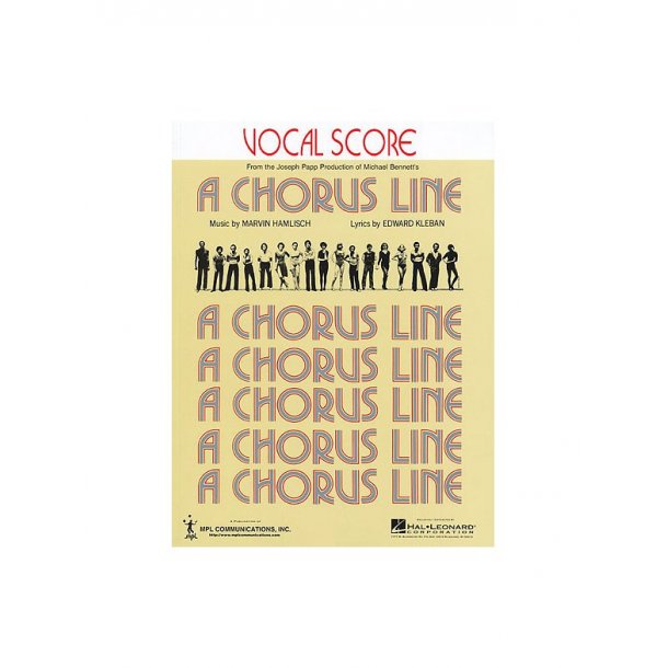A Chorus Line: Vocal Score