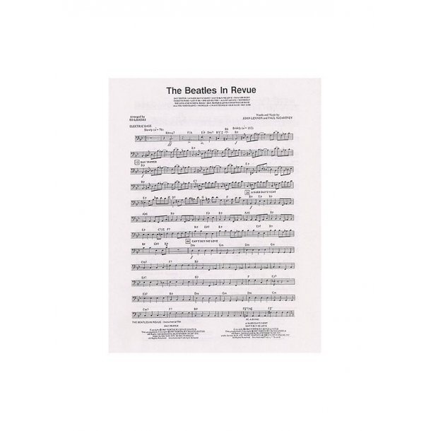 The Beatles: In Revue Medley (Instrumental Pack)