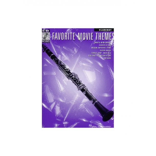 Favorite Movie Themes for Clarinet