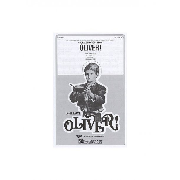 Lionel Bart: Choral Selections From Oliver! (SAB)