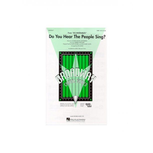 Alain Boublil/Claude-Michel Schonberg: Do You Hear the People Sing? (Les Miserables) (SAB)