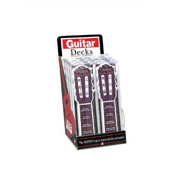 Guitar Scale Deck Counterpack (10)