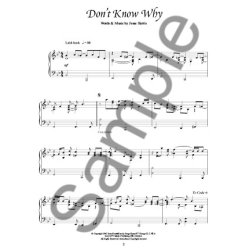 Norah Jones: Come Away With Me (Piano)