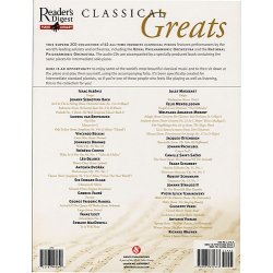 Reader's Digest Piano Library: Classical Greats
