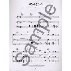 Coldplay: Viva La Vida (Single Sheet)