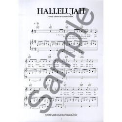 Leonard Cohen: Hallelujah (Single Sheet)