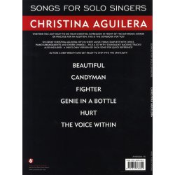 Songs For Solo Singers: Christina Aguilera