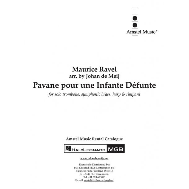 Pavane pour une Infante D&eacute;funte : Trombone, Symphonic Brass, Harp & Timpani