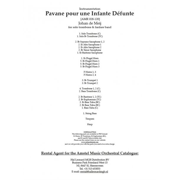 Pavane pour une Infante D&eacute;funte