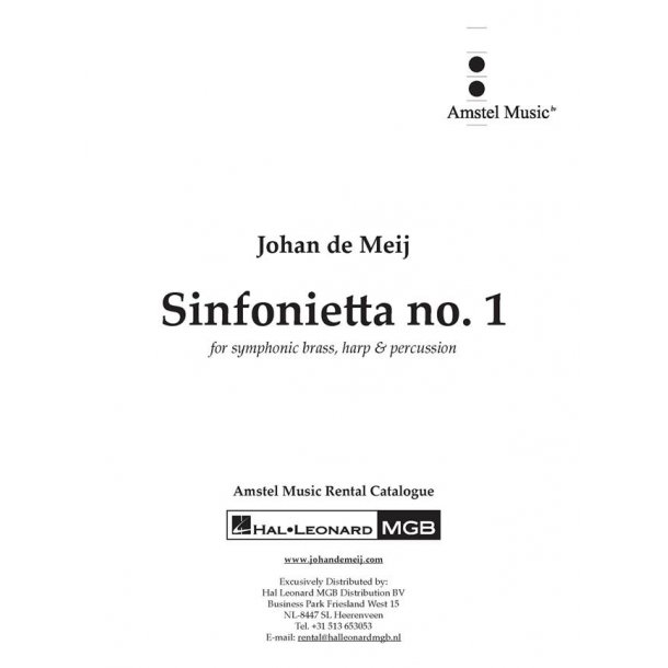 Sinfonietta no. 1 : for symphonic brass, harp & percussion