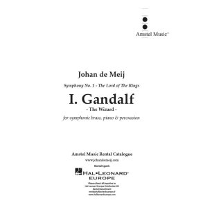 Gandalf (part I from The Lord of the Rings) : for symphonic brass, piano & percussion