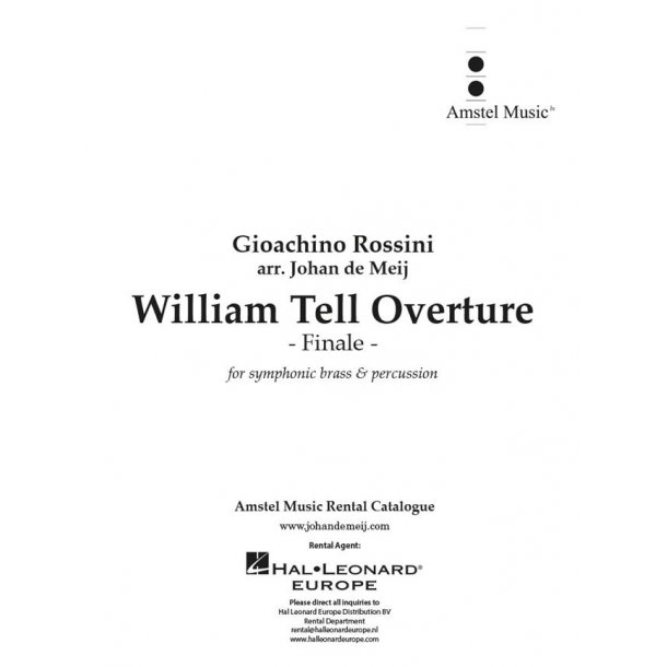 William Tell Overture (Finale) : for symphonic brass &amp; percussion