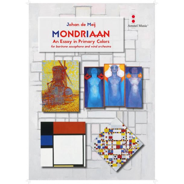 Mondriaan (An Essay in Primary Colors) : Baritone Sax and Wind Orchestra