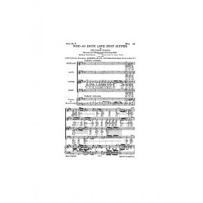 Franck, M Who So Doth Love Must Suffer Satb