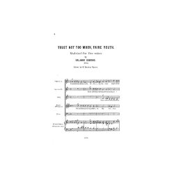 Gibbons, O Trust Not Too Much Faire Youth Ssatb