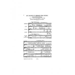 Palestrina, G P My Heart It Seemed Was Dying Satb