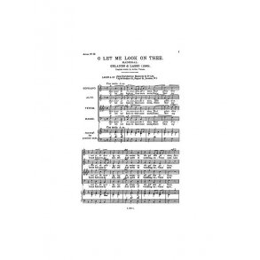 Lassus, R O Let Me Look On Thee Satb