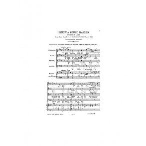 Lassus, R I Know A Young Maiden Satb