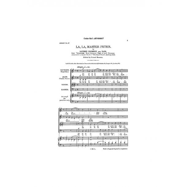 J. Clemens: La La Master Peter