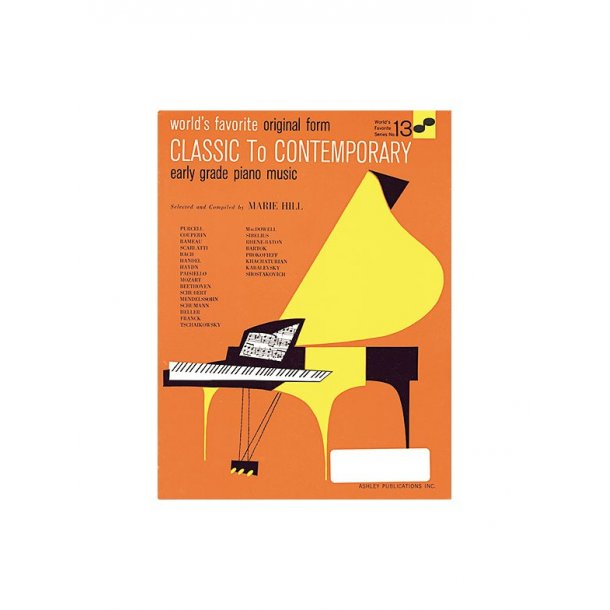 Classic To Contemporary Early Grade Piano Music: (WFS 13)