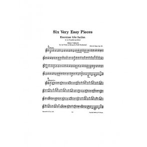 Edward Elgar: Six Very Easy Pieces Op.22 (String Parts Only)