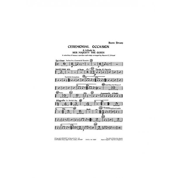 Friend, H C Ceremonial Occasion Orch (Ma) Sc/Pts