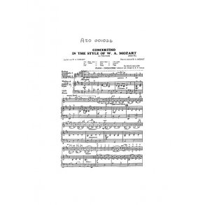 Hans Millies: Concertino In The Style Of Mozart (Score/Parts)
