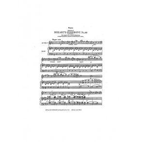 W.A. Mozart: Symphony No.40 (1st Movement Exposition) (Score And Parts)
