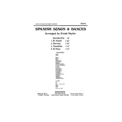 Spanish Songs And Dances Naylor Orch (Ma) Sc/Pts