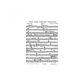 Rokos, K Folk Song Concert Overture Orch (E) Sc/Pts