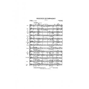 Stamitz, J Rococo Symphony Op.5 No.5 Rokos Arnell Orch (A) Sc/Pts