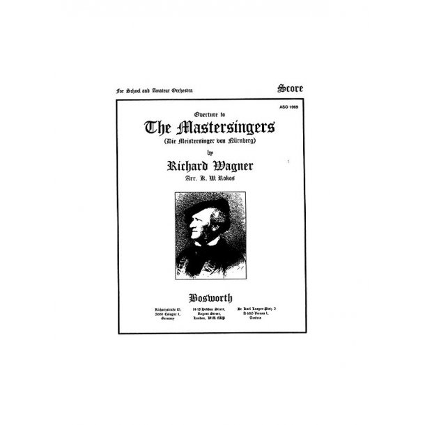 Richard Wagner: The Mastersinger's Overture (Score/Parts)