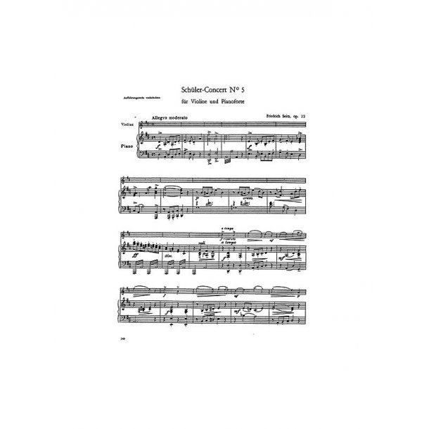 Friedrich Seitz: Concerto Op. 22