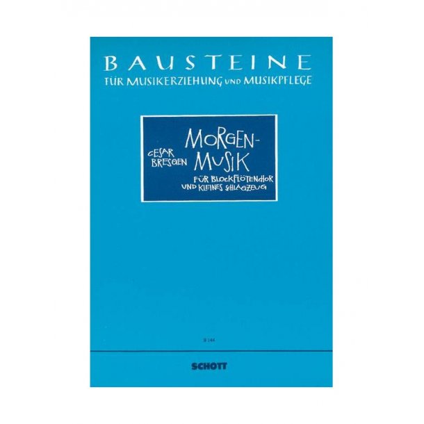 Bresgen; Morgenmusik, for Recorder Orchestra and percussion