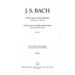 Christ lay by death enshrouded - Bach, Johann Sebastian