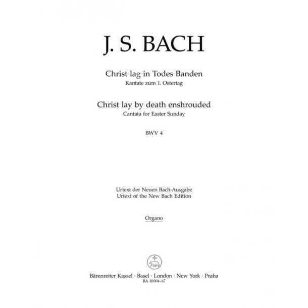 Christ lay by death enshrouded - Bach, Johann Sebastian