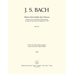 Now my soul exalts the Lord - Bach, Johann Sebastian