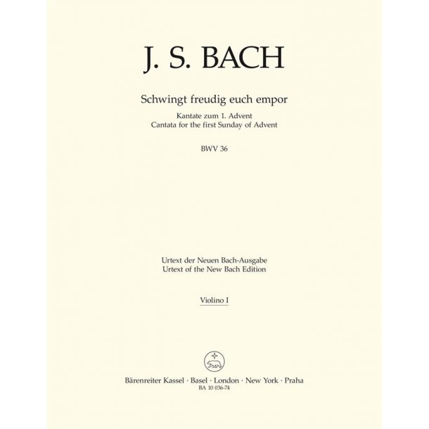 Cantata BWV 36 Schwingt Freudig Euch Empor