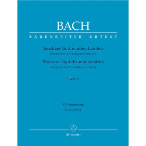 Cantata No. 51 - BWV 51 : Cantata for the 15th Sunday after Trinity