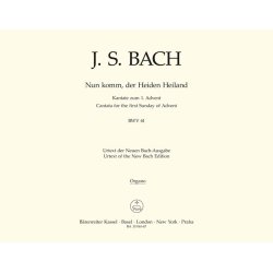 Nun komm, der Heiden Heiland - Bach, Johann Sebastian