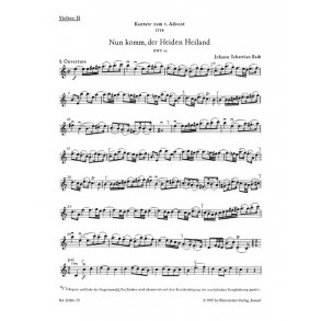 Nun komm, der Heiden Heiland - Bach, Johann Sebastian