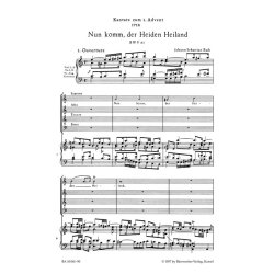 Cantata BWV 61 Nun Komm : Cantata for the First Sunday of Advent